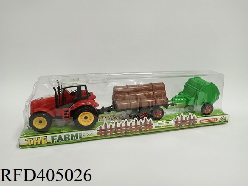 FARMER CART TOWING CEDAR FLOUR RICE MACHINE