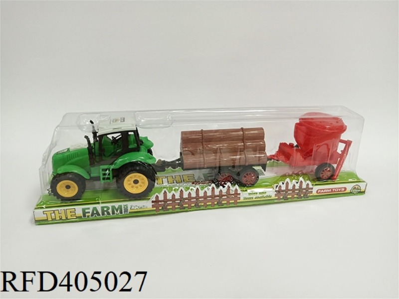 FARMER CAR TOWING CHINESE FIR BACK RICE FLOUR MACHINE