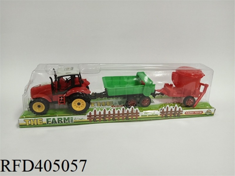 AFTER THE FARMER CART TOW THE RICE MACHINE