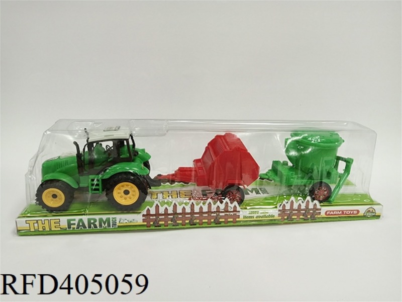 FARMER CART TOW RICE MACHINE