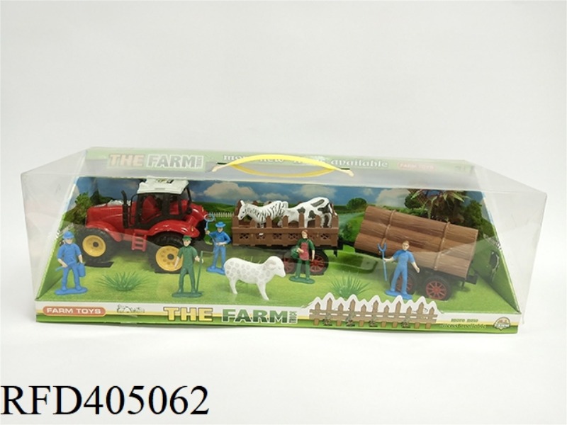THE FARMER’S CART DRAGS THE OBJECT AND THEN DRAGS THE WOOD
