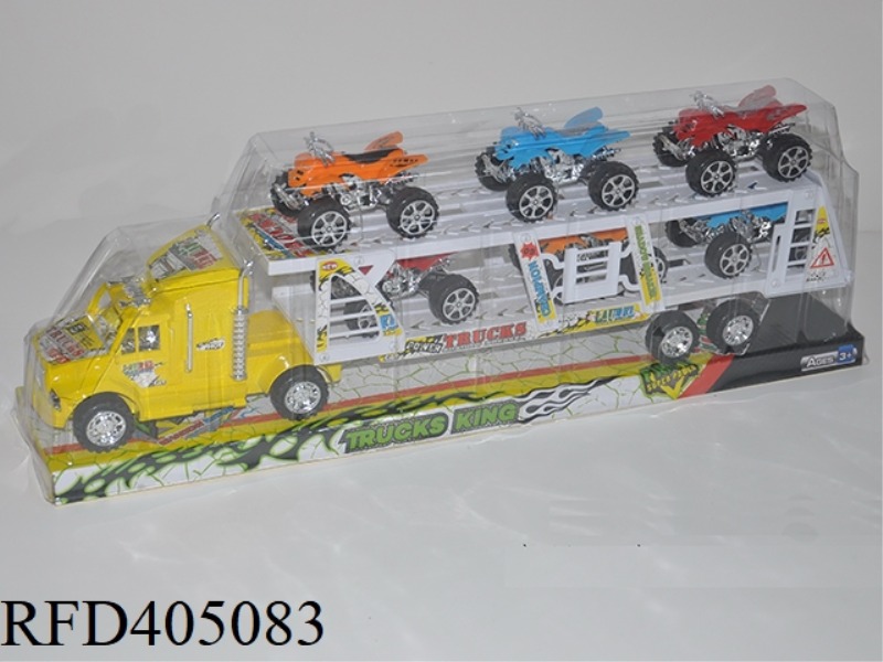 INERTIAL DOUBLE-LAYER TRACTOR WITH 6 SLIDING BEACH MOTORCYCLES