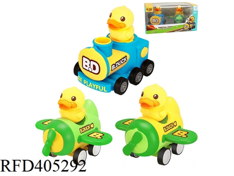PRESS INERTIAL CAR SET
(2 PIECES: TRAIN + PLANE)