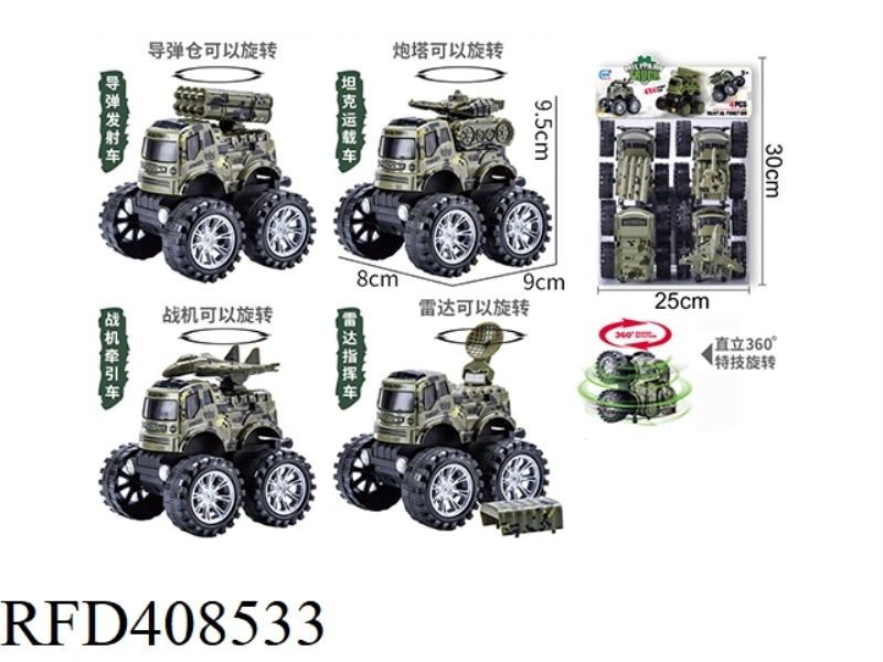INERTIAL STUNT MILITARY VEHICLE UPRIGHT 360° ROTATION