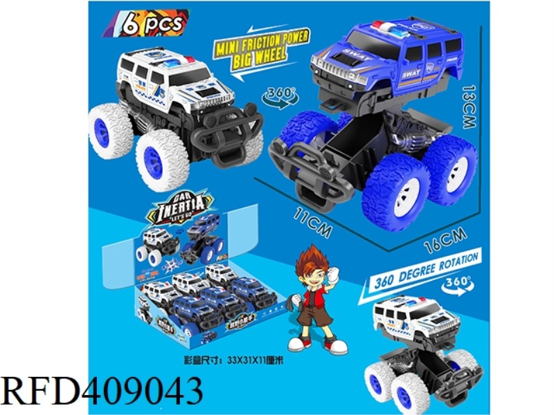 SUPER INERTIAL COLLISION STUNT CAR 6PCS