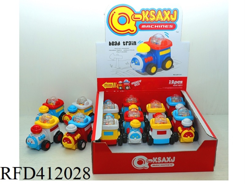 INERTIAL RATTLE CARTOON CAR 12PCS