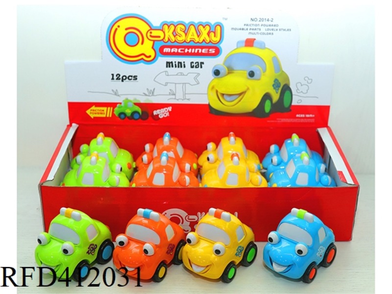 INERTIAL CARTOON CAR 12PCS