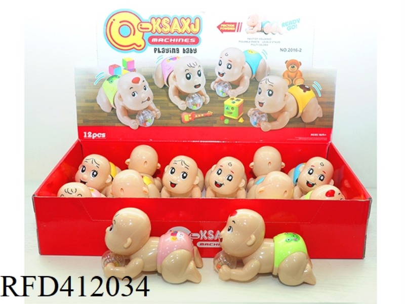 INERTIAL RATTLE CLIMBING BABY 12PCS