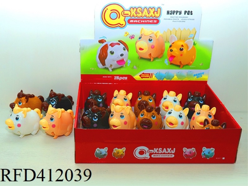 INERTIAL CARTOON JUMPING HORSE 15PCS
