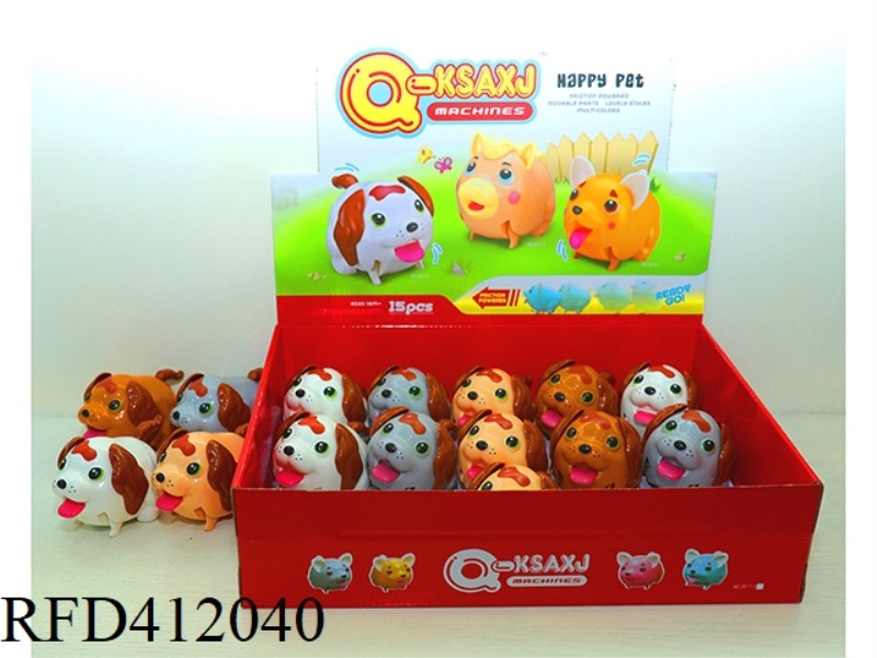 INERTIAL CARTOON JUMPING DOG 15PCS