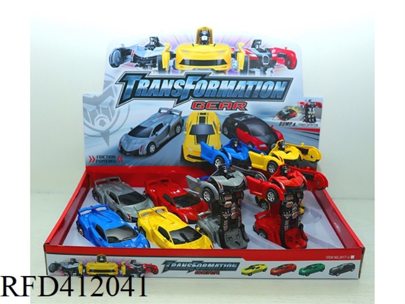 INERTIAL COLLISION DEFORMATION POISON SPORTS CAR 8PCS