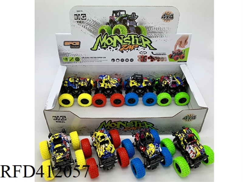 INERTIAL OFF-ROAD VEHICLE (GRAFFITI) 8PCS