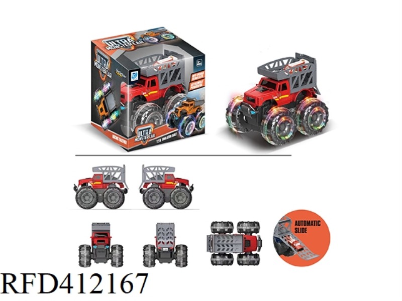 COLORFUL WHEEL INERTIAL PICKUP TRUCK