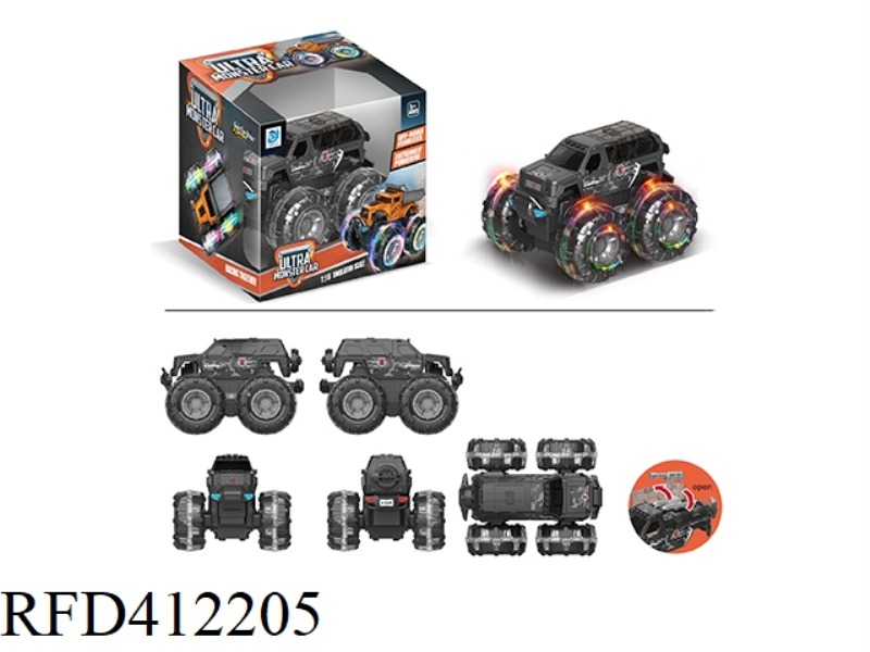 COLORFUL WHEEL INERTIAL BLACK GEORGE PATTON CAR