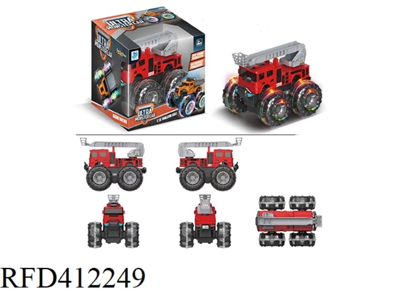 COLORFUL WHEEL INERTIAL FIRE-FIGHTING LADDER TRUCK