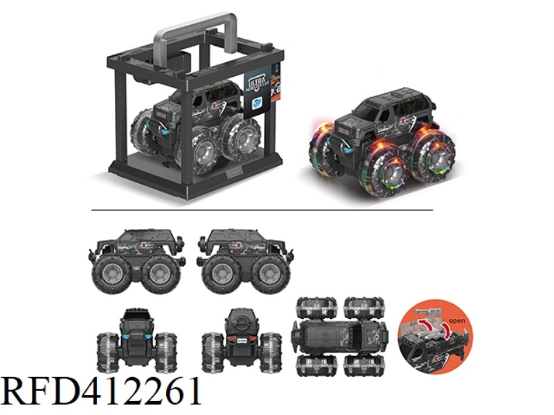 COLORFUL WHEEL INERTIAL BLACK GEORGE PATTON CAR