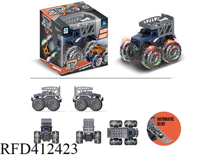 COLORFUL WHEEL INERTIAL PICKUP POLICE TRANSPORTER