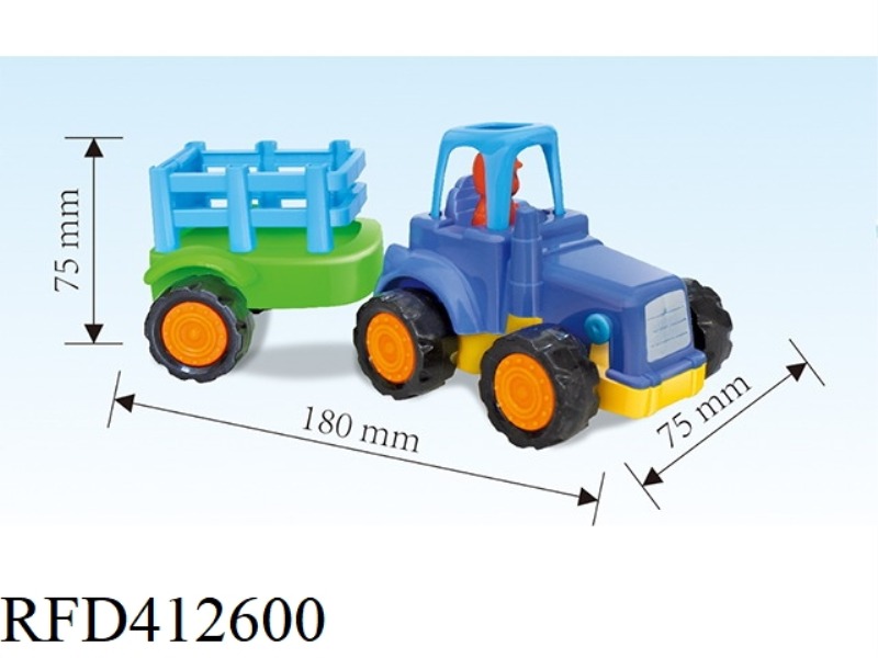SOLID COLOR INERTIAL FARMER CAR