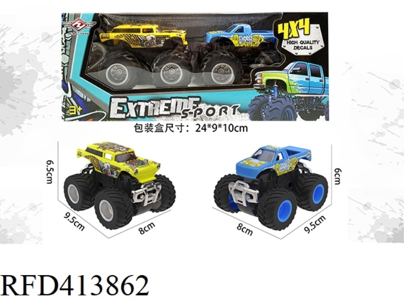 1:64 MONSTER TRUCK (DOUBLE INERTIA)