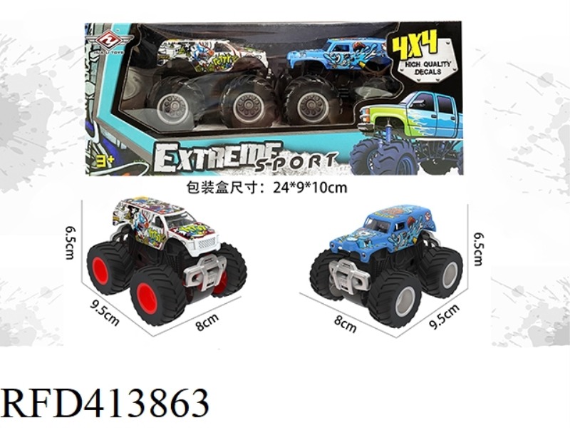 1:64 MONSTER TRUCK (DOUBLE INERTIA)