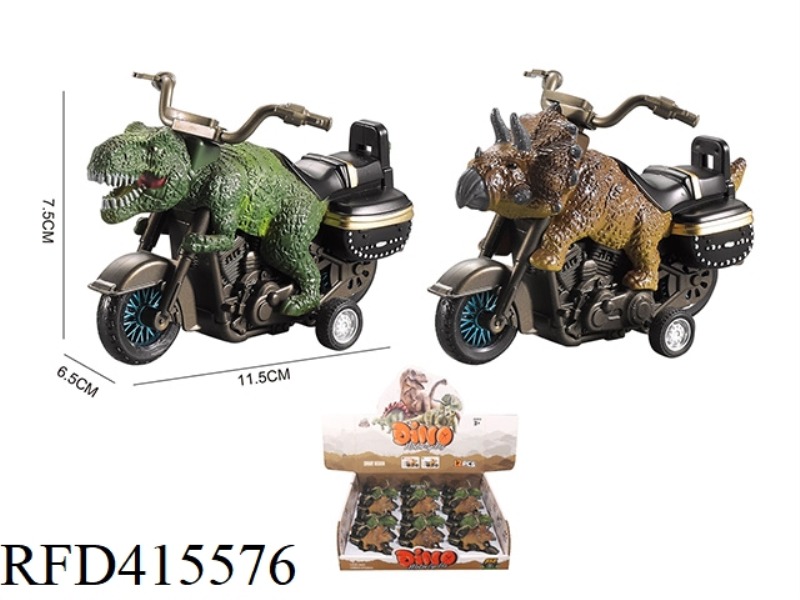 INERTIAL DINOSAUR MOTORCYCLE 12PCS