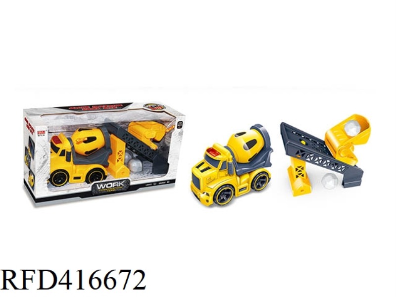 INERTIAL ENGINEERING TRUCK COMBINED CEMENT TRUCK + 1 SET OF MACHINES