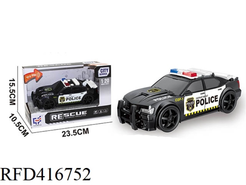 1:20 INERTIAL POLICE CAR