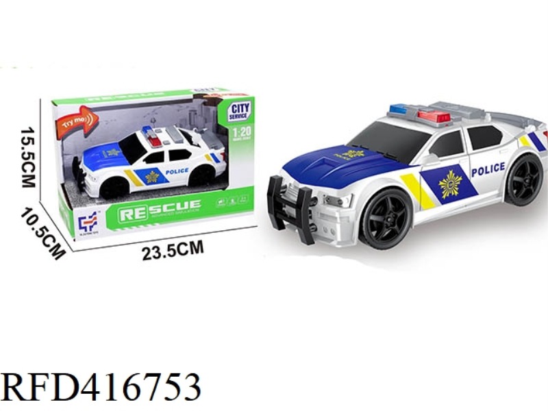 1:20 INERTIAL POLICE CAR