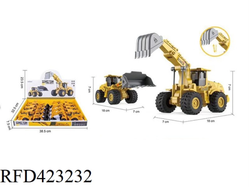 EXCAVATOR AND BULLDOZER 8PCS