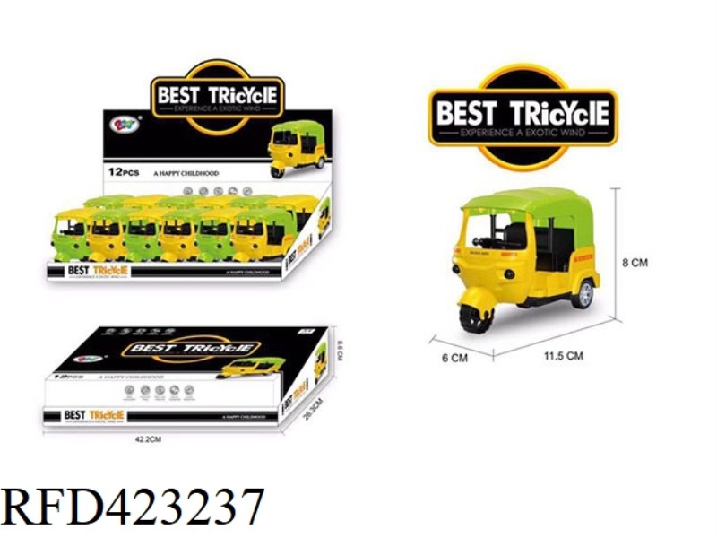 TRICYCLE 12PCS