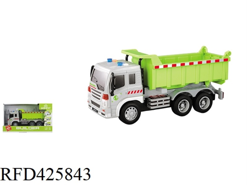 1:16 INERTIAL GREEN NEW ENERGY VEHICLE (LIGHT AND SOUND)
