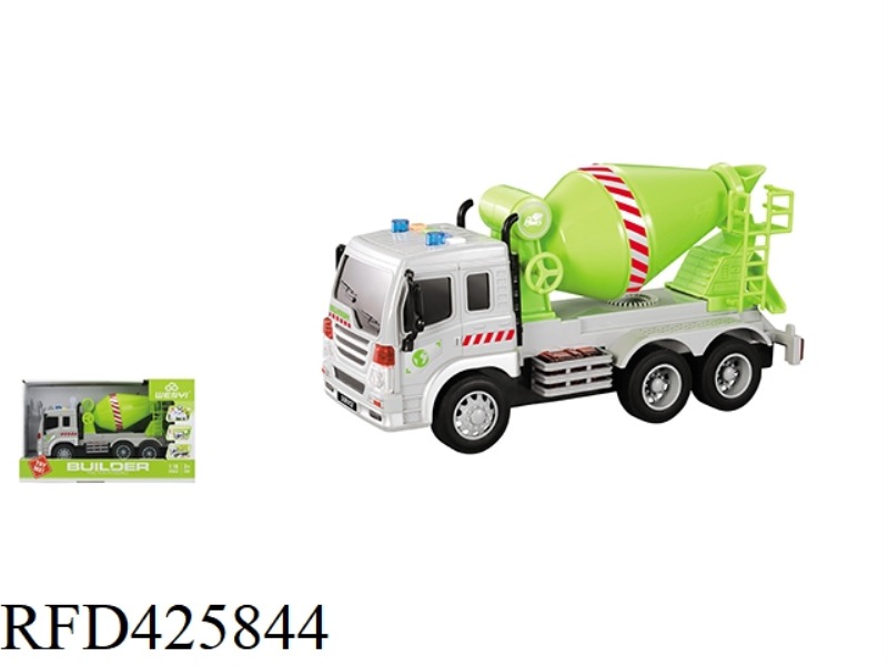 1:16 INERTIAL GREEN NEW ENERGY VEHICLE (LIGHT AND SOUND)