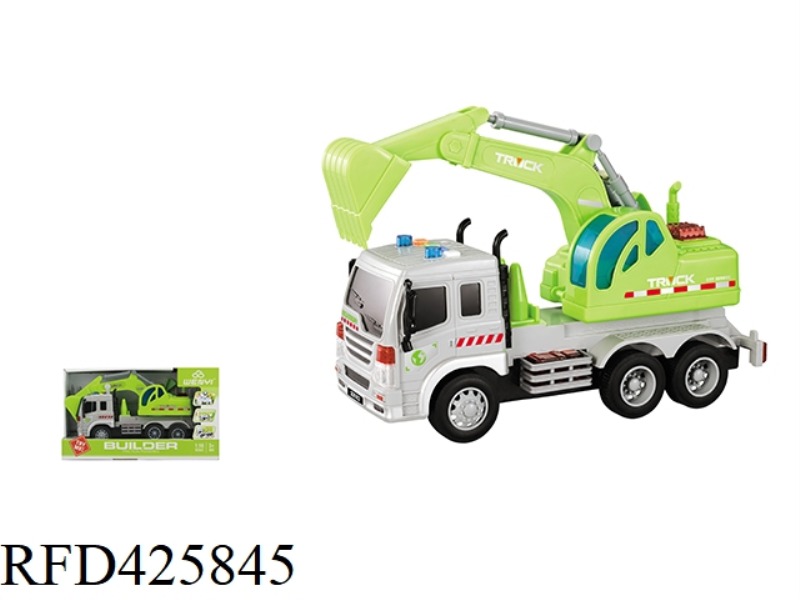 1:16 INERTIAL GREEN NEW ENERGY VEHICLE (LIGHT AND SOUND)