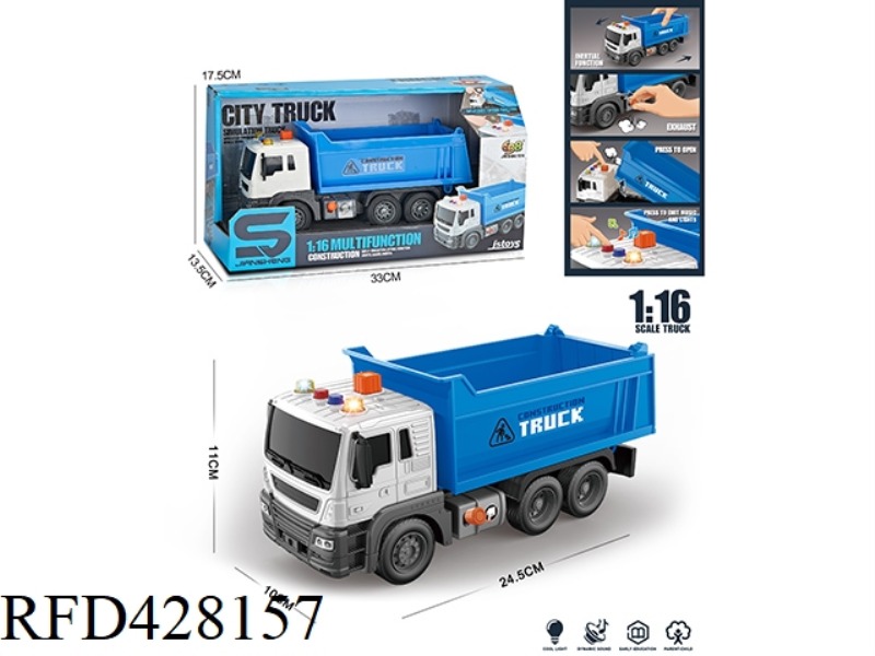 1:16 INERTIA DUMP WITH LIGHTS, MUSIC AND AIR PRESSURE