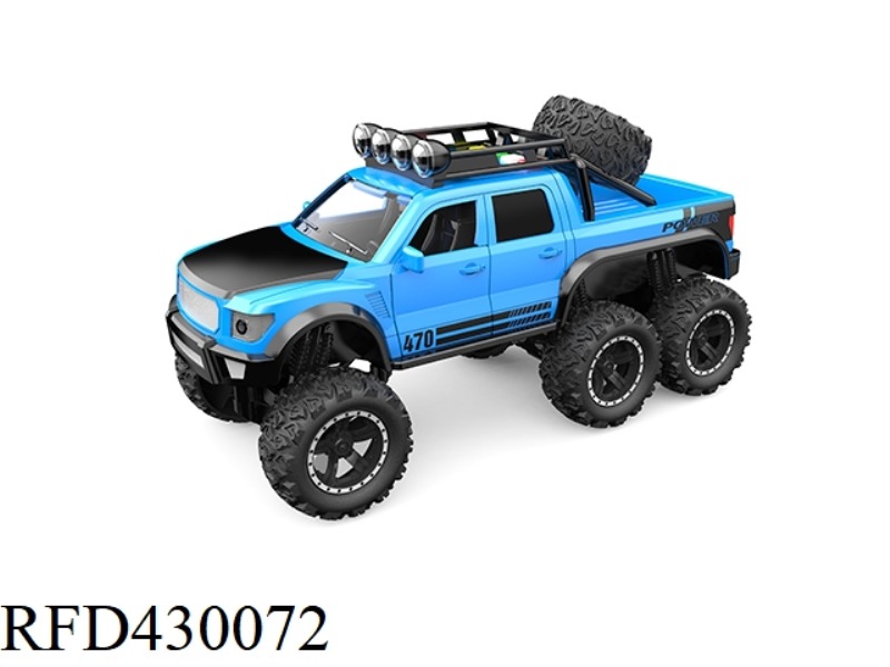 1:16 INERTIA SIX-WHEEL OFF-ROAD VEHICLE (WITH LIGHTS AND SOUNDS)