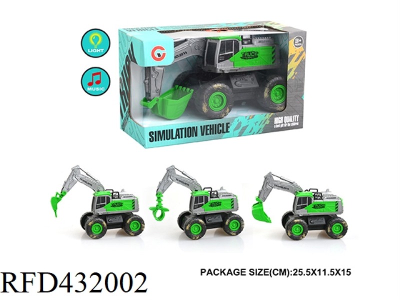 LIGHT AND MUSIC INERTIAL FARMER CAR