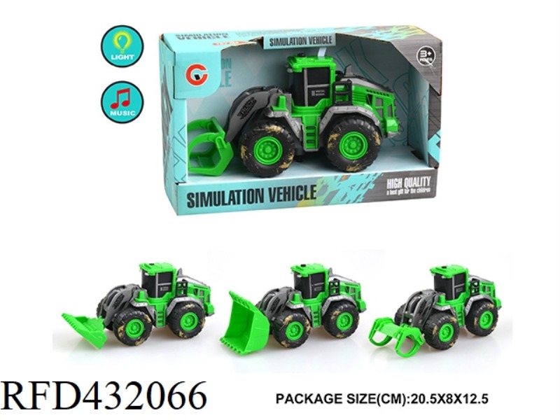 LIGHT AND MUSIC INERTIAL FARMER CAR