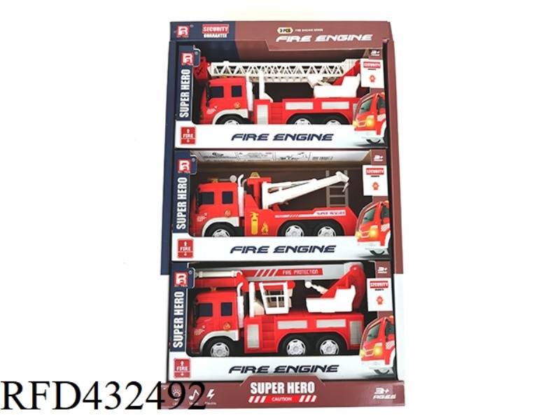 INERTIA 3 FIRE TRUCK SETS