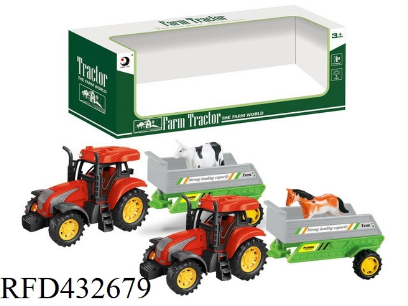 LIGHT AND MUSIC INERTIAL TRAILER FARMER CAR