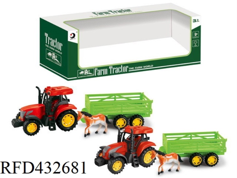 LIGHT AND MUSIC INERTIAL TRAILER FARMER CAR