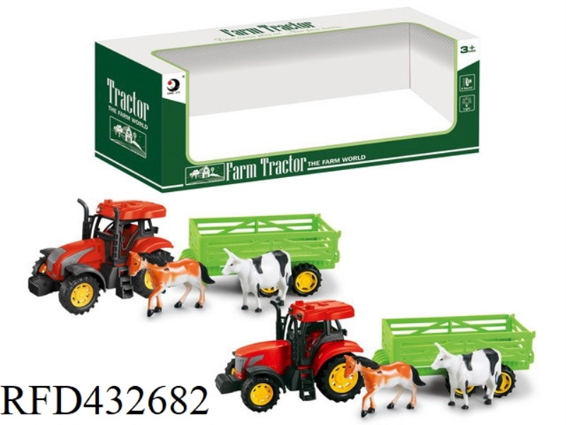 LIGHT AND MUSIC INERTIAL TRAILER FARMER CAR