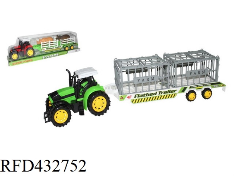 INERTIAL FARMER CART TOW ANIMAL CAGE