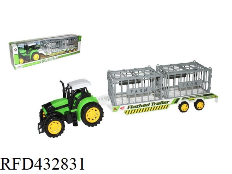 INERTIAL FARMER CART TOW ANIMAL CAGE