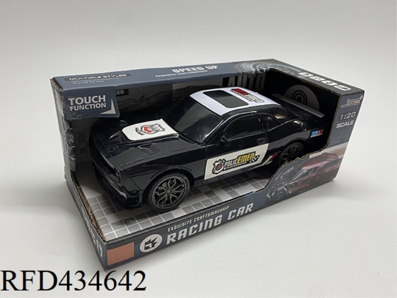 1: 20 INERTIA POLICE CAR (WITH LIGHT AND MUSIC) INCLUDE