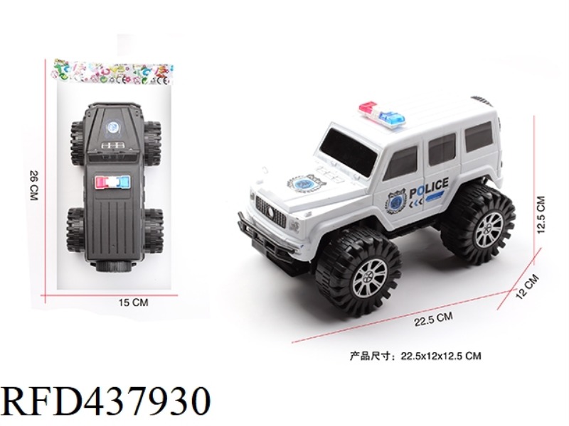 1: 18 INERTIA MERCEDES BENZ BIG G POLICE CAR