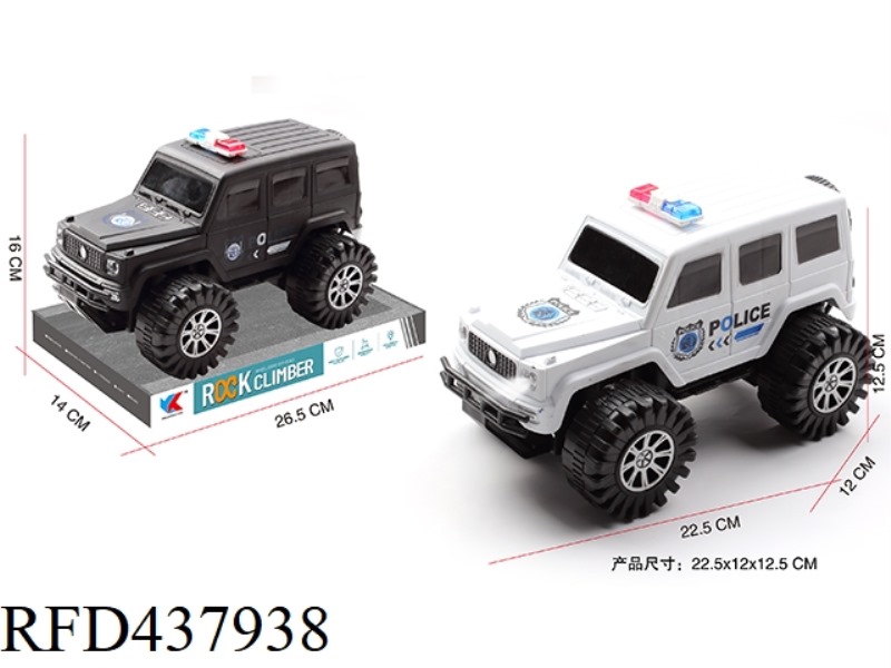 1: 18 INERTIA MERCEDES BENZ BIG G POLICE CAR