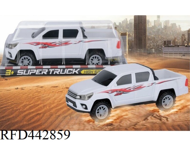 1: 14 INERTIA DOUBLE ROW PICKUP TRUCK