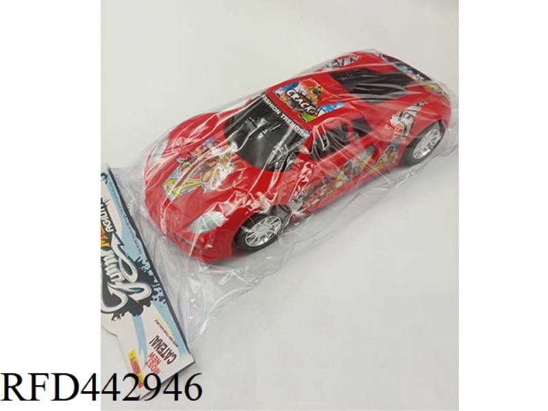 1: 12 SOLID PAINT GRAFFITI INERTIA RACING CAR