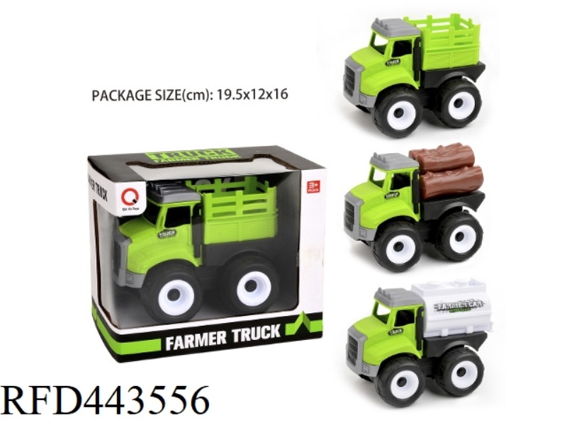 INERTIA FARM CART (BUCKET, STICKS, OIL TANK)