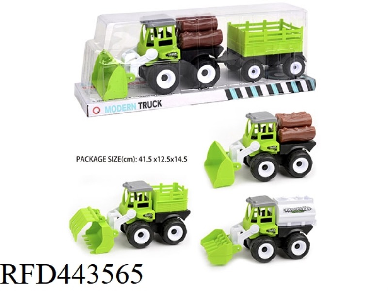 INERTIA FARMER CART (BAR, WOODEN BAR, OIL TANK) TOW BAR